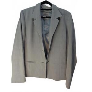 AKA Eddie Bauer Women's Tall Gray Blazer Size 12 New